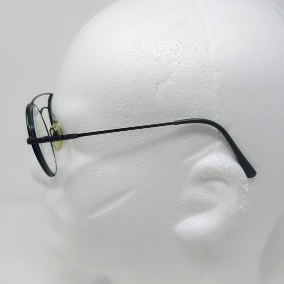 Vintage Round Metal Glasses Black Bug Vista - Picture 4 of 8